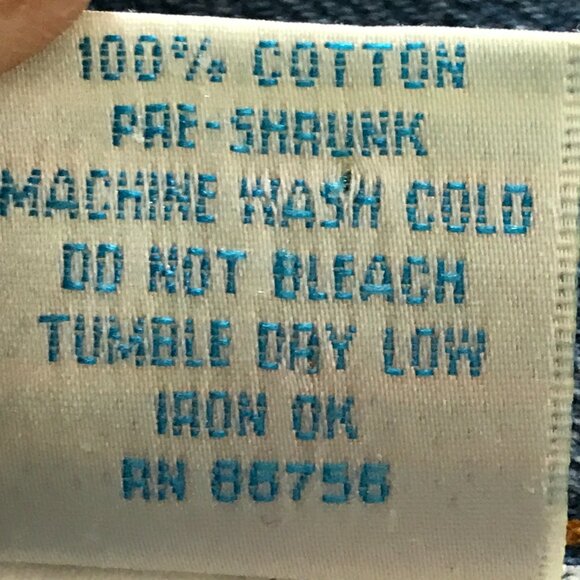 Vintage Too Cute Guetta Brothers Cut Off Shorts Women M Blue Felix the Cat 17218 - Picture 13 of 13